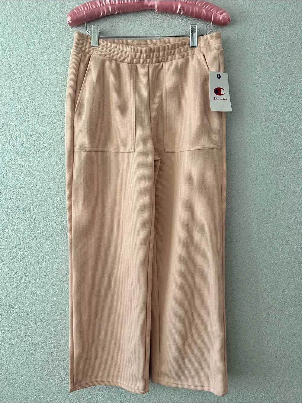 Champion light-pink Wide-Leg Sweatpants size L(14)